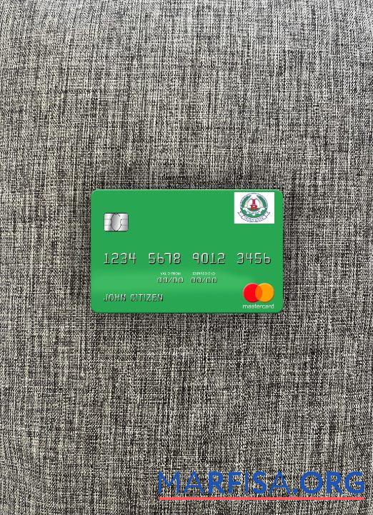 Printable South Sudan Ivory Bank mastercard photolook front download for verification